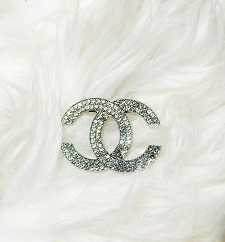 Luxury CC Brooch (Silver)