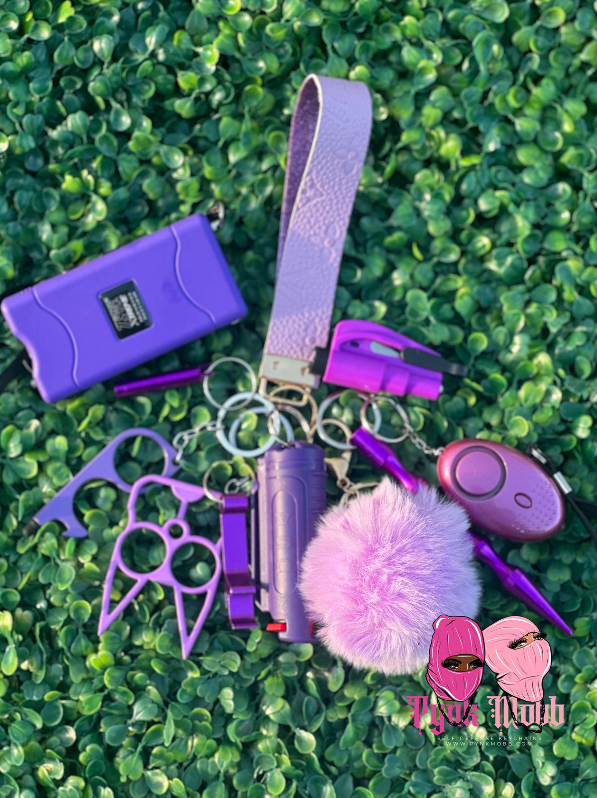 Purple Mobb Keychain